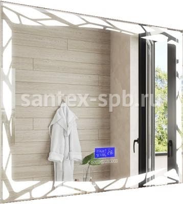 Зеркало для ванной сенсорное Vigo MELISSA MEDIA 80х70