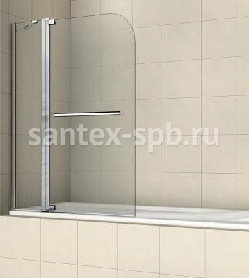 Шторка на ванну стеклянная RGW SC-03 110х150