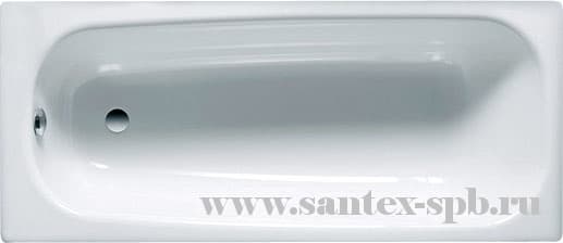 Ванна Стальная Roca CONTESA 150x70 с качественным эмалевым покрытием, производство Испания