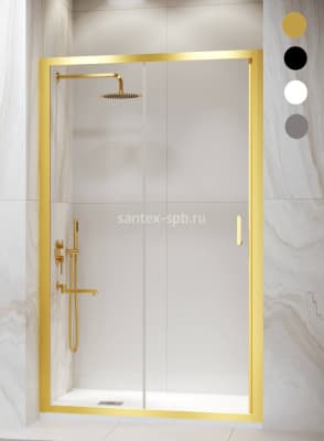 Душевая дверь в нишу раздвижная RGW PA-14 170x195 Золото
