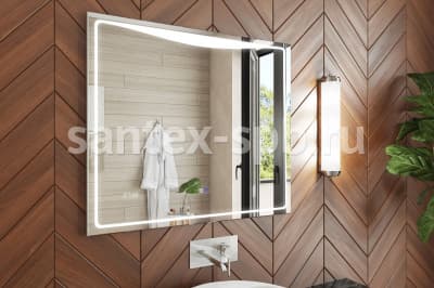 зеркало для ванной сенсорное vigo eva lux 80х70