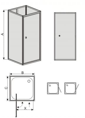 Душевая кабина RGW Andaman OLB-207 100x90 душевая кабина rgw andaman olb-207 100x90