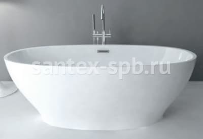 акриловая ванна отдельностоящая gemy g9207 165х80
