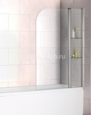 Шторка на ванну стеклянная RGW SC-07 100х150