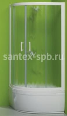 Душевое ограждение(уголок) Kolpa San Q line TKP DIXIE 90х90 угловое стеклянное, из закаленого стекла 6 мм., производство Словения