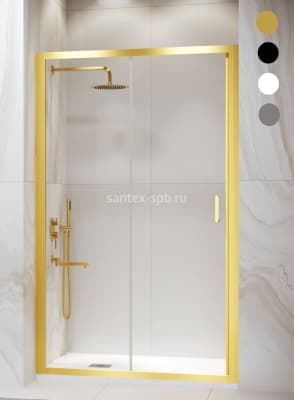 Душевая дверь в нишу раздвижная RGW PA-14 140x195 Золото