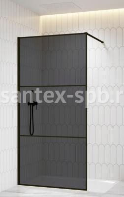 Душевая перегородка RGW WA-09B 1200x2000 тонированное Серое