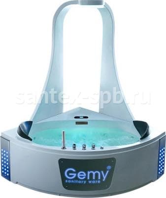 Акриловая ванна с гидромассажем Gemy G9069 K 151х151