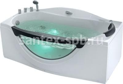 Акриловая ванна с гидромассажем Gemy G9072 B 170х92