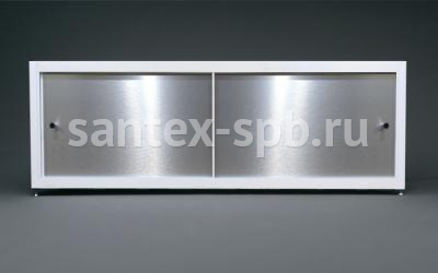 Экран под ванну раздвижной A-Screen Серебро брашированное 90 - 200