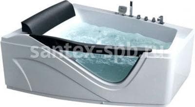 Акриловая ванна с гидромассажем Gemy G9056K 170х130