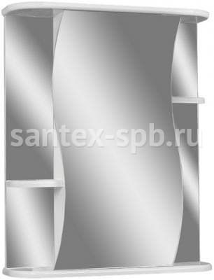 Зеркальный шкаф для ванной Айсберг ВОЛНА 2-60