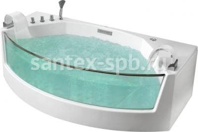 Акриловая ванна с гидромассажем Gemy G9079 200х105