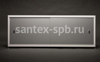 Экран под ванну A-Screen АЛЮМИНИЙ 2 шторки 170 - 200