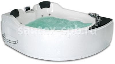 Акриловая ванна с гидромассажем Gemy G9086K 170х133