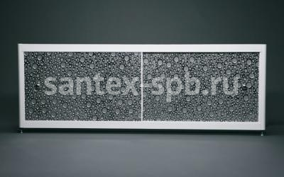 Экран под ванну раздвижной A-Screen на заказ Bubble 2 шторки 90 - 200