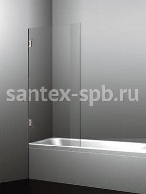 Шторка на ванну распашная GlassWare TYPE-2 50х150