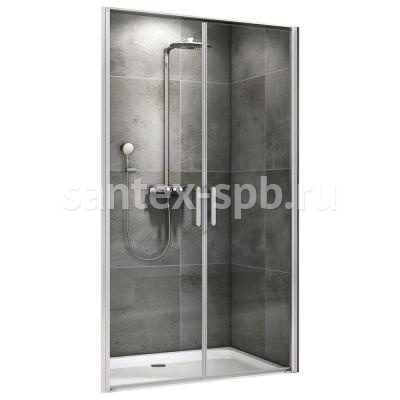 Душевая дверь в нишу ABBER AG04100C 100x195 распашная