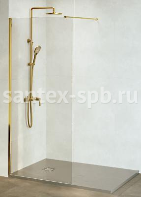 Душевая перегородка RGW WA-002G 1100x1950 Золото