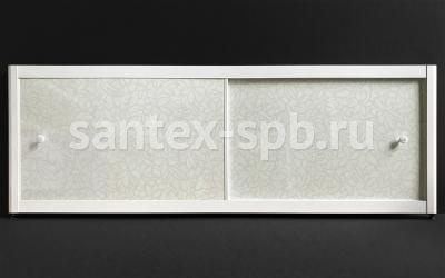 Экран под ванну A-Screen Luxe РАПСОДИЯ БЕЛЫЙ, размер 150 - 170