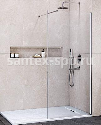 Душевая перегородка RGW WA-002 1100x1950 Хром/Прозрачное