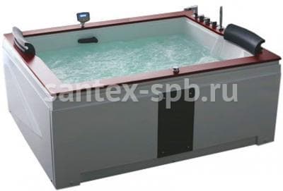 Акриловая ванна с гидромассажем Gemy G9052-II K 185х150