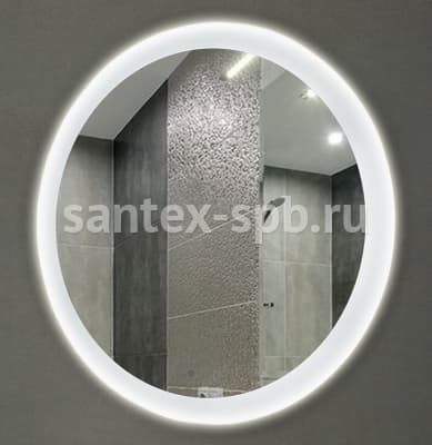 зеркало для ванны rinaldi с led подсветкой 77х77