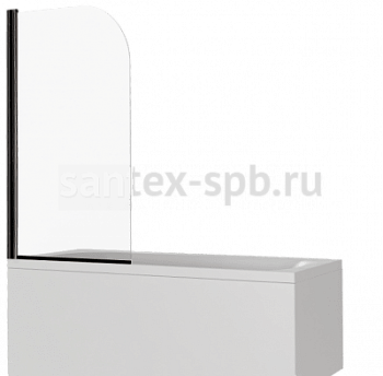 Шторка для ванной стеклянная Bas Screen SCREEN H-80-C-В 80х140