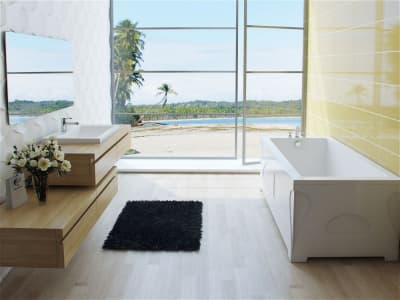 ванна из литьевого мрамора эстет дельта 1700х700