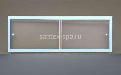 Экран под ванну A-Screen Матовый раздвижной  из качественного оргстекла толщиной 3 мм.