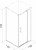 Душевое ограждение Erlit ER 10110H 100х100 схема
