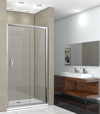 душевая дверь стеклянная bas infinity wtw 120х185