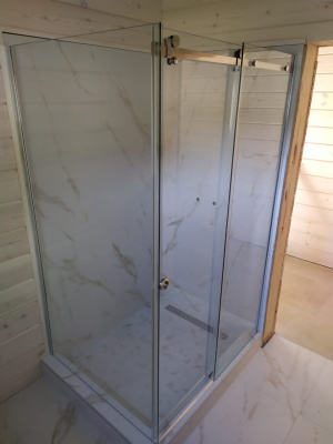 душевое ограждение прямоугольное glassware type-52 110x85