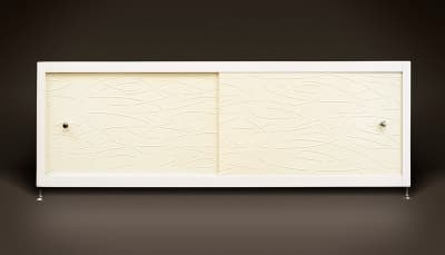 экран под ванну a-screen grass cream 2 шторки 90 - 150