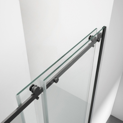 душевое ограждение прямоугольное glassware type-52 180x70 чёрное