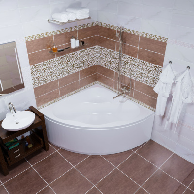 акриловая ванна тритон(1acreal) москва-moscow 150x150 угловая