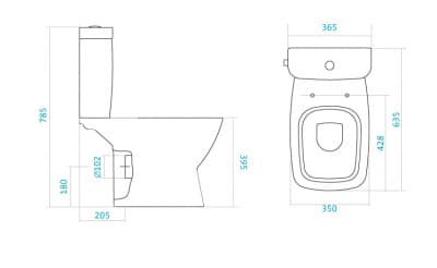 унитаз-компакт сантек нео