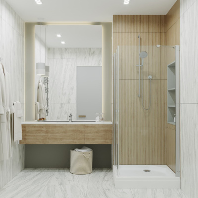 душевой уголок квадратный тритон форта 90x90