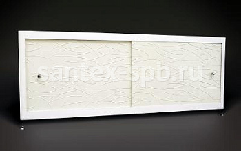 Экран под ванну A-Screen GRASS MILK 2 шторки 170 - 200