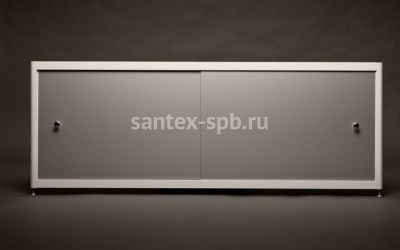 Экран под ванну A-Screen АЛЮМИНИЙ 2 шторки 150 - 170