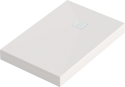 душевой поддон из искусственного камня essentia 1200х900 белый