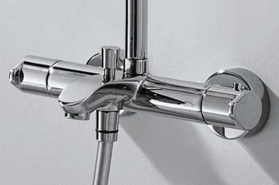 душевая система с термостатическим смесителем bravat waterfall f639114c-a2-rus