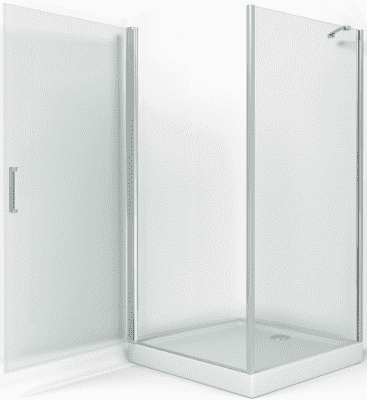 душевое ограждение bas пандора cr 100x100