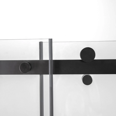 душевое ограждение прямоугольное glassware type-52 130x90 чёрное