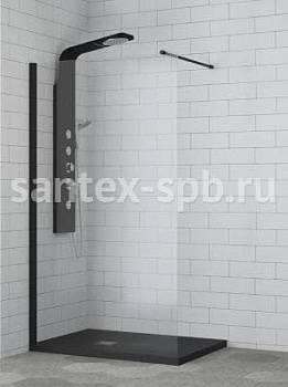 Душевая перегородка RGW WA-010B 70x195 чёрная Душевая перегородка RGW WA-010B 70x195 чёрная