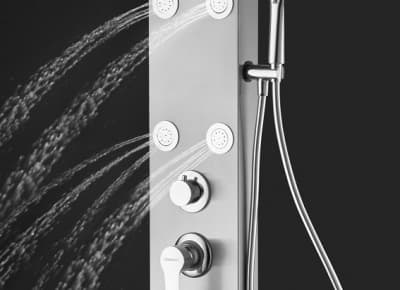 душевая панель aquanet galaxy matt