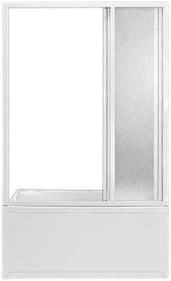 шторка для ванной bas рио(пластик) 105*145