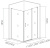 душевое ограждение без поддона bas latte wtw+sp 140х100