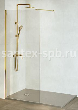 Душевая перегородка RGW WA-002G 700x1950 Золото профиль Душевая перегородка RGW WA-002G 700x1950 Золото профиль