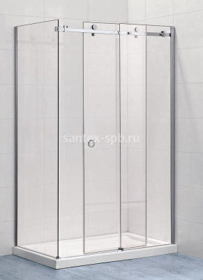 Душевое ограждение прямоугольное GlassWare TYPE-52 130x80